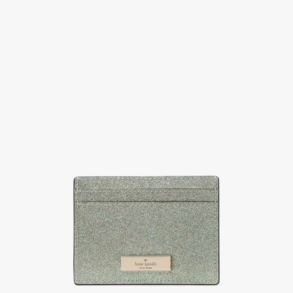NWT Kate Spade Kenzie Boxed Glitter Small Cardholder - Picture 2 of 4